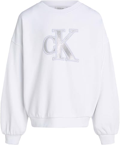 Felpa Calvin Klein Metallic Ck Ls Cn Sweatshirt - Fashion Wear - Kinderen