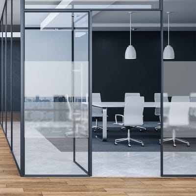 Privacy raamfolie - Massieve strook - Zelfklevende raamfolie voor ramen en douchedeuren - 55x200cm