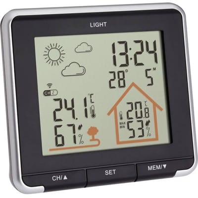TFA Dostmann LIFE 35.1153.01 Draadloos weerstation Verwachting voor 12 tot 24 uur Aantal sensoren max.: 3