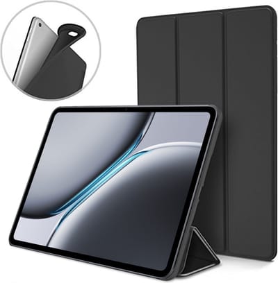 Geschikt voor Oppo Pad 3 Pro / OnePlus Pad 2 / OnePlus Pad Pro 12.1 - Hoesje – Shock Proof Hoesje – Smart Cover - Zwart