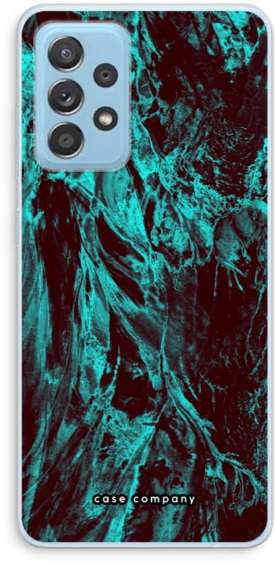 Case Company® - Hoesje geschikt voor Samsung Galaxy A73 hoesje - Ice Age - Soft Cover Telefoonhoesje - Bescherming aan alle Kanten en Schermrand