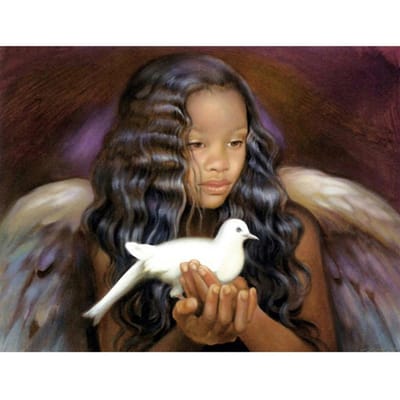 5D Diamond Painting Angel Baby Volledige Diamond Borduurmozaïek Diamond Home Decor 20X30CM gray