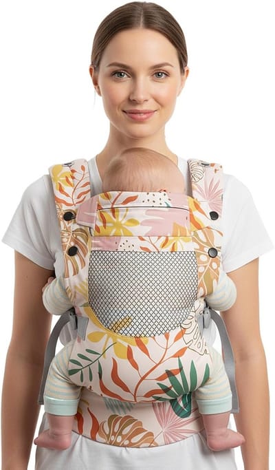 Ergonomische Baby Draagzak Newborn tot Peuter - Verstelbaar voor 3-30 kg