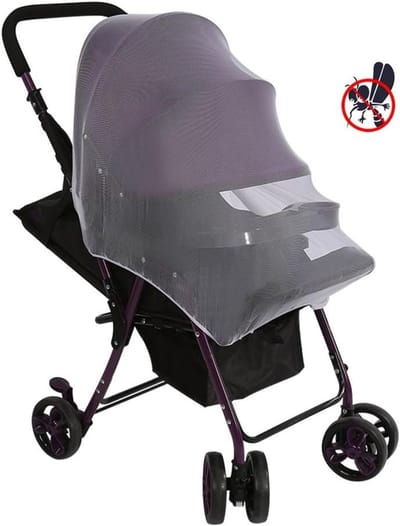 Allecto Plus - Universele Kinderwagen Insectennet voor Babybuggy - Beschermt je Baby Tegen Muggen - Veilige Mesh Kinderwagennet