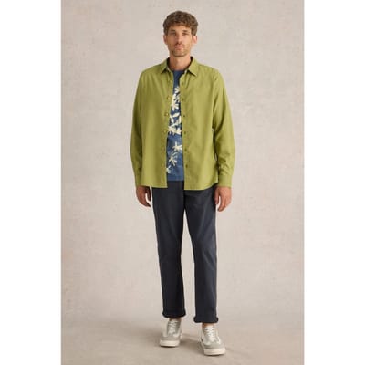White Stuff Bruton Oxford Shirt Light Green Maat: XS | Casual Overhemden Outlet | Heren | Groen