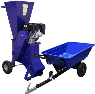 ATV-aanhanger en houtversnipperaar - 295 kg - 420 cc - 102 mm snede