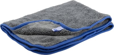 D&L Sanitairdoek - 70 x 50cm - Grijs - Blauw Afgeboord