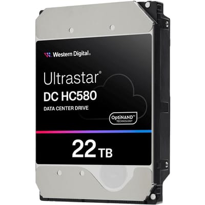 WD Ultrastar DC HC580 (SED) - 22TB - Harde schijf - 0F62785 - SATA-600 - 3.5"