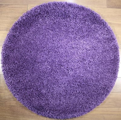Vloerkleed Shaggy Plus 901-217 LILAC 120 cm Rond