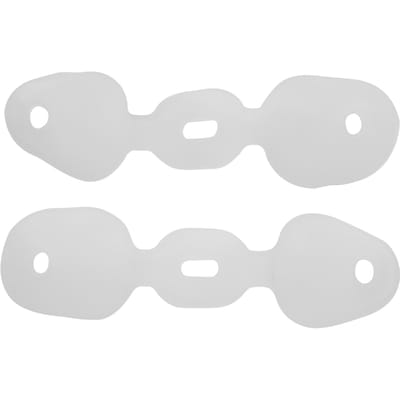 1 Paar Siliconen Teenstrekkers Separator Teen Correctie Pads voor Hallux Valgus Verlichting white