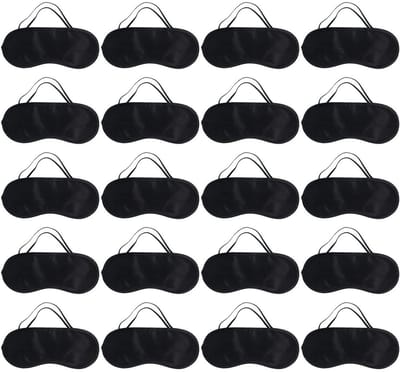 Dailygoods - Slaapmasker - Oogmasker van 100% natuurlijke zijde - Ultra zacht - Blokkeert licht - Inclusief oordopjes - Geschikt voor dames en heren