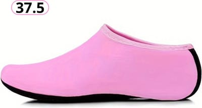 Bovista Waterschoenen Voor Kinderen & Volwassenen - Aqua Shoes - Aquaschoenen - Afzwemschoenen - Zwemles Schoenen - Lichtroze - Maat 37.5