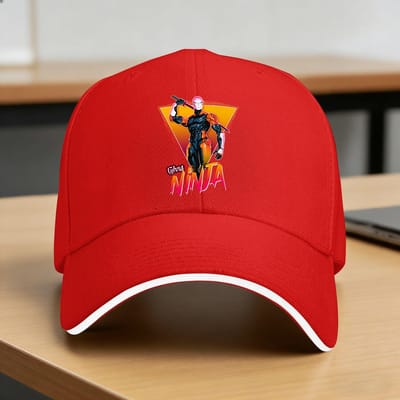 Metal Gear Solid Renard Gris Ninja Cyborg Casquette de Baseball Randonnée Pêche Y2K Drôle Unisexe-Adolescents Casquettes de Baseball Réglables One Size