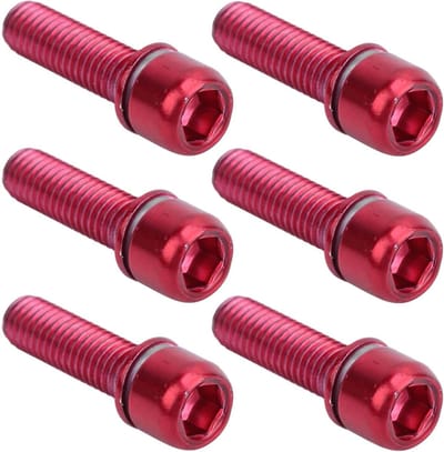 Bicycle Stem Schroef M5x18mm met Spacer van Titanium Legering voor Fiets Stuur Onderdelen en Accessoires