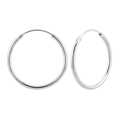 WeLoveSilver - zilveren oorringen - 925 sterling - 25 mm - hypoallergeen