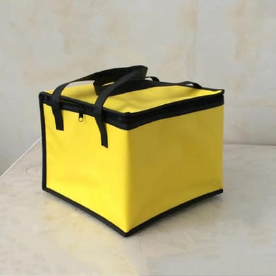 Grote Niet-Geweven Thermische Isolatie Verpakking Lunchtas Picknick Draagbare Container Tassen Vers Ijs Koeltas Drager Eten Geïsoleerde Tassen 30X30X22cm