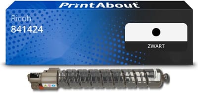 PrintAbout huismerk Toner 841424 Zwart Geschikt voor Ricoh