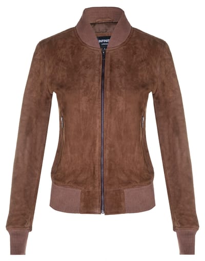 Dames klassiek MA-1 suède bomberjack-Newbury