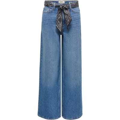 Jacqueline de Yong Jdyvera hw x-wid scarf jeans mb dnm blue denim