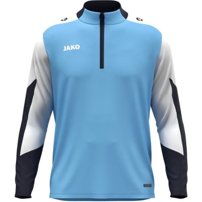 Jako Dynamic Ziptop Kinderen - Hemelsblauw / Wit / Marine | Maat: 116
