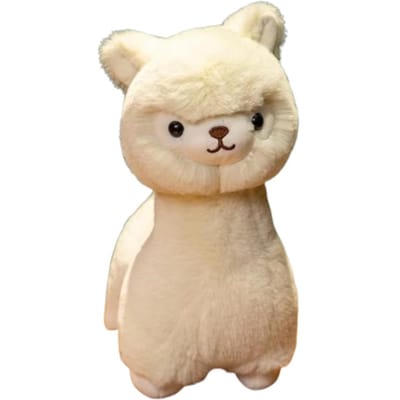 Mignon Coton PP Alpaga Peluches Collection Moelleuse Llama Poupées Peluches Animaux Doux Confortables Jouets en Peluche Cadeaux d'Anniversaire beige
