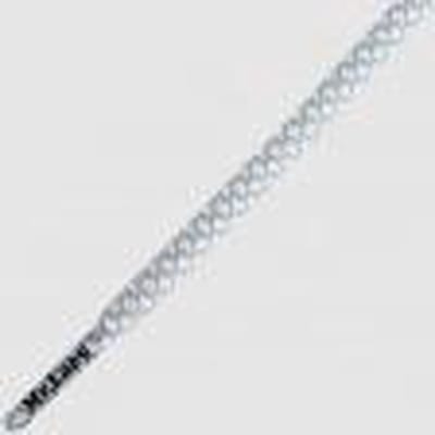 5.5 mm x 130 cm Rond Grijs / Wit - Mr.Lacy Ropies schoenveters