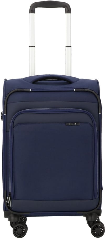 d & n Travel Line 9504 4 wielen Cabinewagen S 55 cm - Zachte bagage - TSA slot - navy