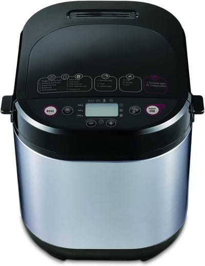 SCH® Broodbakmachine - Broodbakmachines - Broodbak machine - Zwart- ‎31 cm x 29 cm x 29 cm
