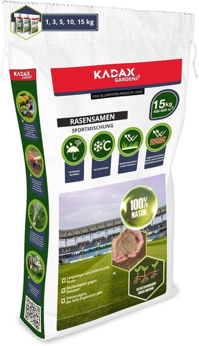 Sport en speelgras 600 m2 - 15 kg, stevig gras voor sportvelden en speelvelden