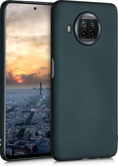 kwmobile telefoonhoesje geschikt voor Xiaomi Mi 10T Lite - Hoesje voor smartphone - Back cover in metallic petrol