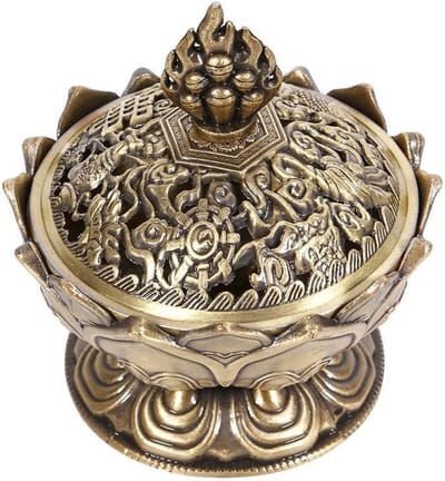 Vintage Backflow Rookwierook Houder voor Thuisdecoratie met Warme Geur en Sfeervolle Aromatherapie