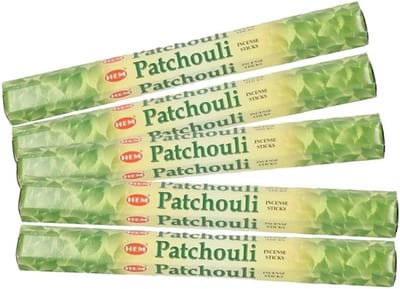 Geurstokjes wierook Patchouli - 100x stokjes - 25 cm lang - Spetterende geur