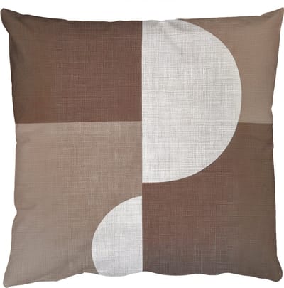 Sierkussens - Kussentjes Woonkamer - 50x50 cm - Raster - Halve cirkels - Contrast