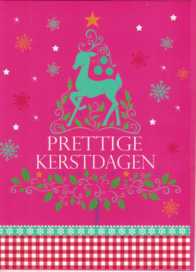 Wenskaart - kerstkaart XL - wenskaart A4 - kerstwenskaart A4 - grote wenskaart - grote kerstkaart - kerst en nieuwjaar XL - prettige kerstdagen en een gelukkig nieuwjaar