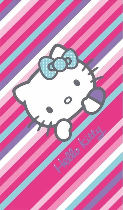 Hello Kitty Strandlaken Paris - 75 x 150 cm - Katoen
