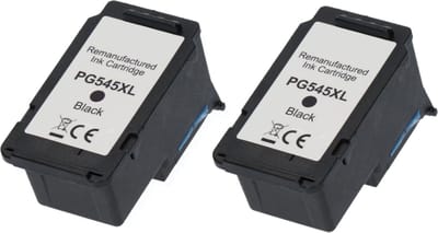 Huismerk geschikt voor Canon PG-545 XL Inktcartridges - 2X Zwart - MG2550 - MG2950 - MX495 - TS3150 - TS3300 - TS3350 - TS3450