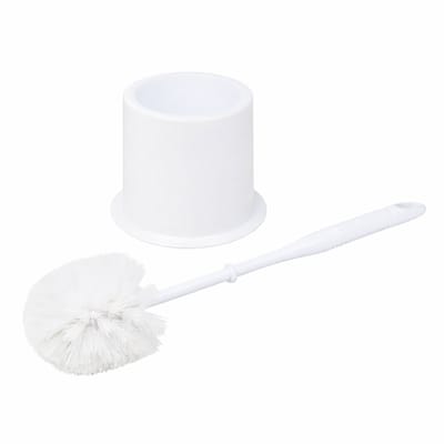Toiletborstel Met Houder - WC Borstel - Wit
