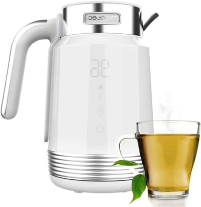 Elektrische Waterkoker - Snel Koken - Koffie Thee - Instelbare Temperatuur - 17 Liter - Wit