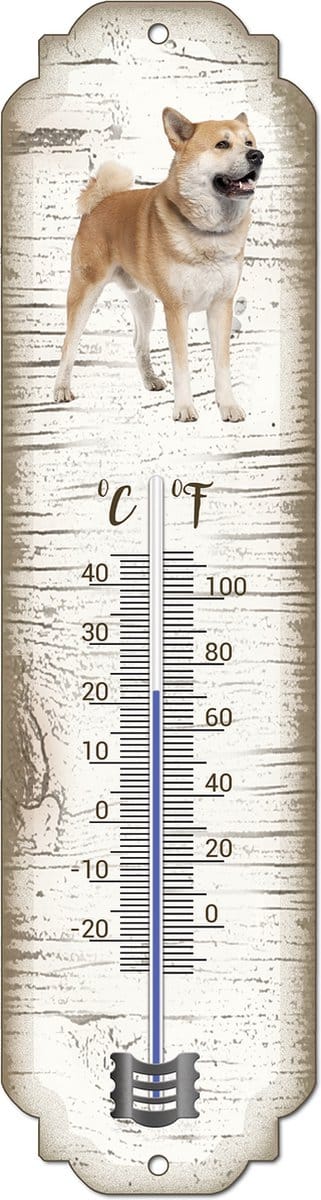 Thermometer: Akita | Hondenras | Temperatuur binnen en buiten | -25 tot +45C