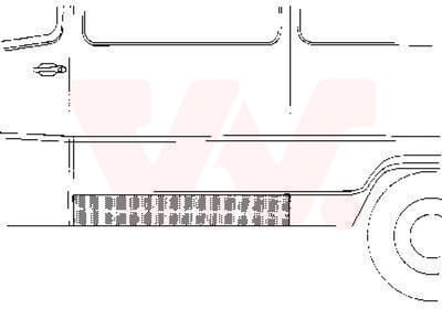 Van Wezel - ACHTER SCHERM VOOR MERCEDES BENZ BUS 207-410 1977-1995 ARC067683VWAN