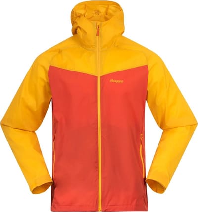 Bergans herenjas Microlight Jacket Brick/Light Golden 182248
