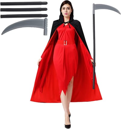Verkleed je als een angstaanjagende heks of vampier met deze lange fluwelen Halloween cape voor volwassenen en kinderen, 90cm/140cm, in het roze. Perfect voor cosplay en feestjes.