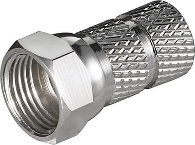Schroef F-connector voor 5,5mm kabel / recht
