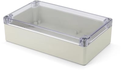 Modulebehuizing ABS - Aansluitdoos Waterdicht - Elektronica Beschermen - IP65 Waterdicht - 200x120x56mm - Lichtgrijs