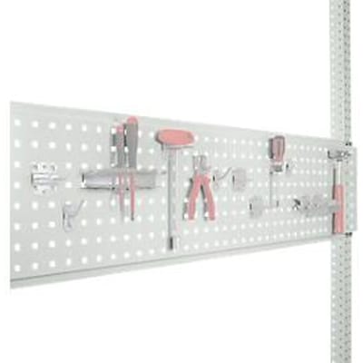 Geperforeerde gereedschapsplaat, voor tafelbreedte 1250 mm, voor serie Universal/Profi, lichtgrijs RAL 7035