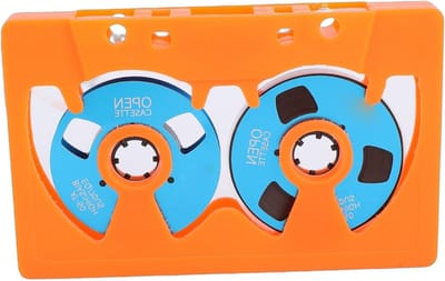 Cassettebandje - Opnameband - Muziek Opnemen - Visuele Spoel Effecten - 50 Minuten - Transparant