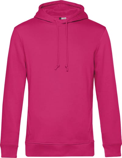 Organic Inspire Hooded° B&C Collectie maat S Magenta Pink