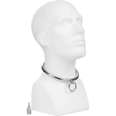 Rimba - Slaven Collar - RVS - Rond - Met Inbus sluiting