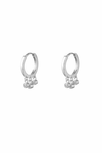 Earrings - oorbellen - kleur zilver-silver - zirkonia - luxe - mam - moederdag - valentijn - liefde - kerst - cadeau - kadotip