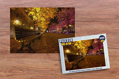 Puzzel De beroemde boulevard van Berlijn - Legpuzzel - Puzzel 500 stukjes